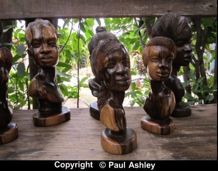 wood sculpture heads